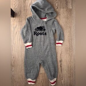 Roots Gray Baby One Piece